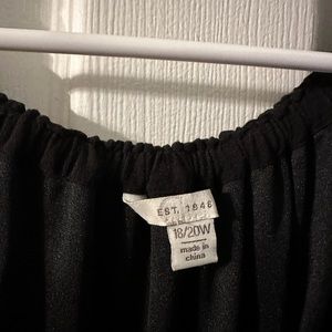 Black midi dress  like new